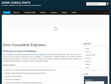 Tablet Screenshot of donnconsultants.com